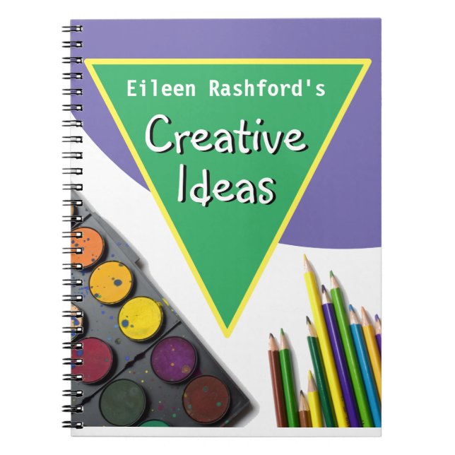 Creative Notes with Recipient's Name Notebook (Front)