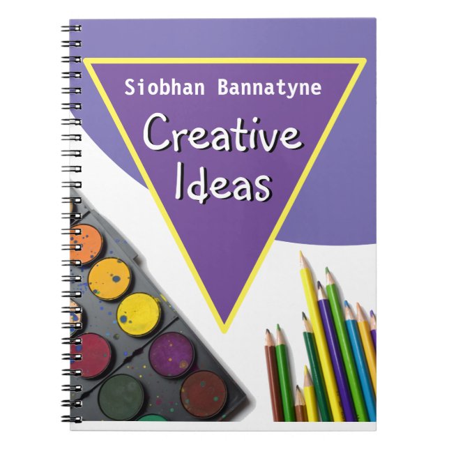 Creative Notes with Recipient's Name Notebook (Front)