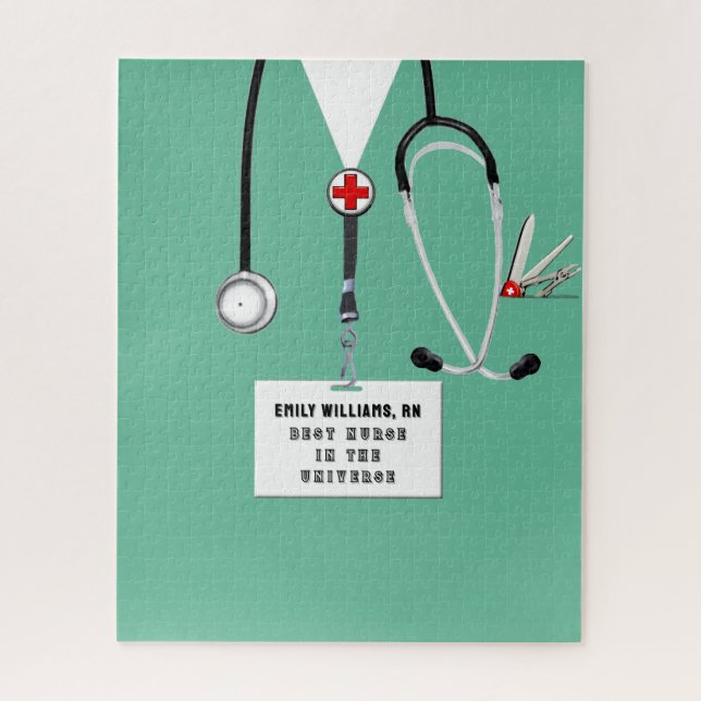 Creative Nurse Gift Jigsaw Puzzle (Vertical)