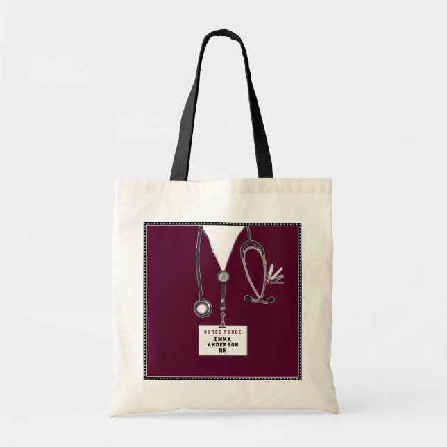 Creative Nurse Gift Tote Bag (Front)