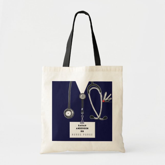 Creative Nurse Gift Tote Bag (Front)