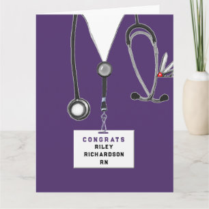 Creative Nurse Graduation Card