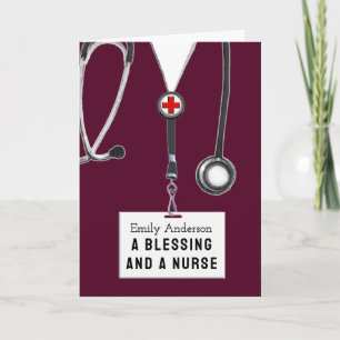 Creative Nurse Graduation Card
