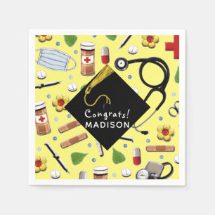 Creative Nurse Graduation Napkin