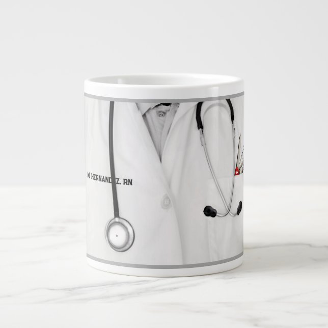 Creative Nurse Large Coffee Mug (Front)