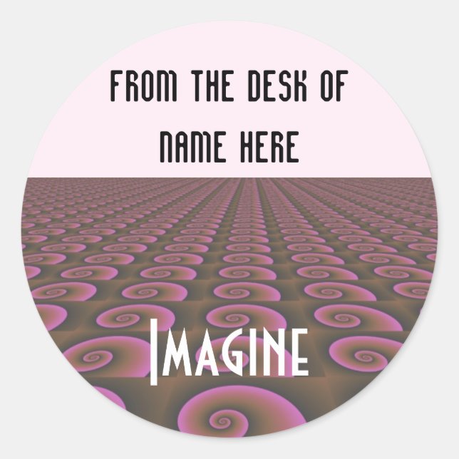 Creative Office Name Tag (Front)