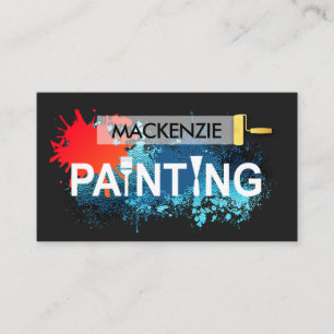 Creative Painting Signage Painter Service Business Card
