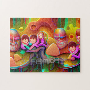 Creative pattern jigsaw puzzle