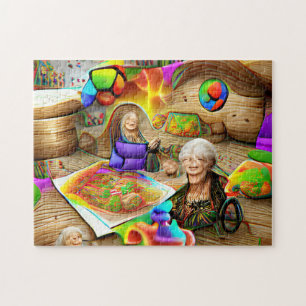 Creative pattern jigsaw puzzle