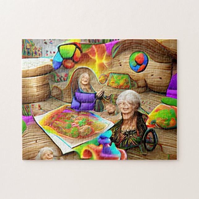 Creative pattern jigsaw puzzle (Horizontal)