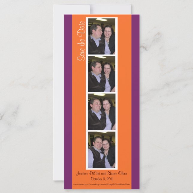 Creative Photo Booth Save the Date (Front)