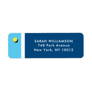 Creative Pickleball Return Address Label