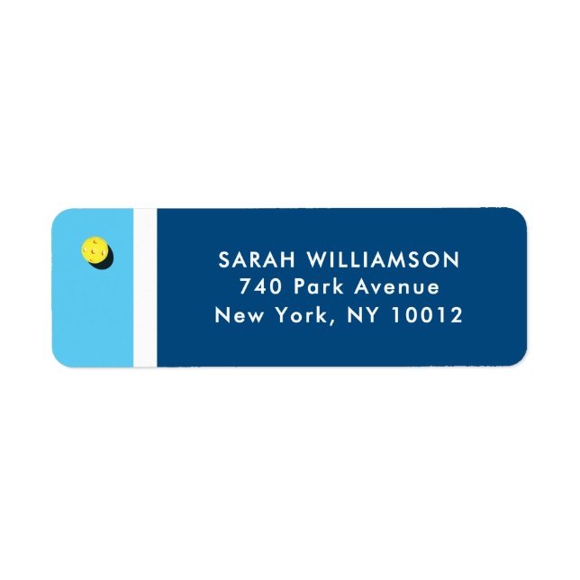 Creative Pickleball Return Address Label (Front)