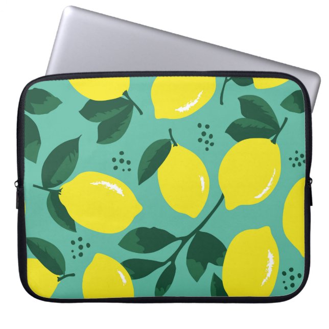 Creative pink-blue paint texture, abstract. laptop sleeve (Front)