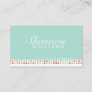 Creative Polka dots  Business Card
