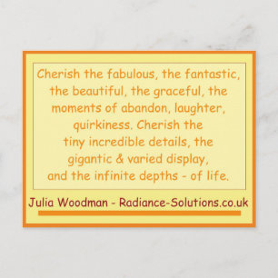 Creative Postcard 10 more things to Cherish / Sand