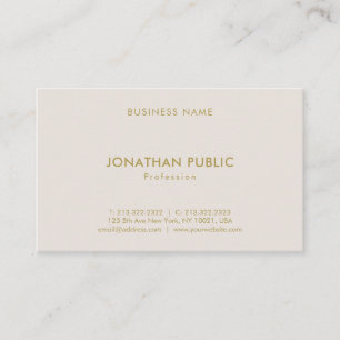 Creative Professional Chic Minimalistic Template Business Card