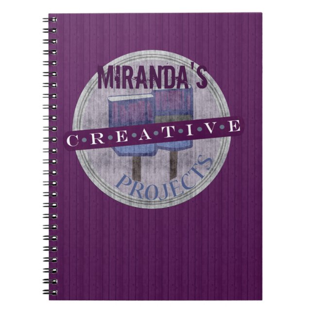 Creative Project Planner Notebook (Front)
