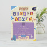 Creative Scrapbook Vision Board Girls Night Party