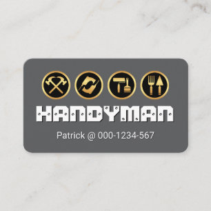 Creative Screwed HANDYMAN Tools  Business Card