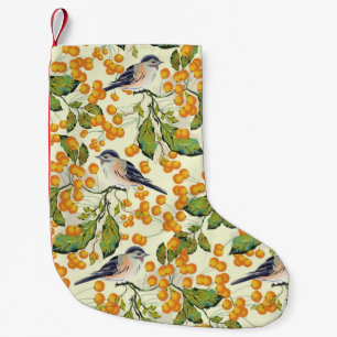 Creative seamless pattern background decorated wit small christmas stocking