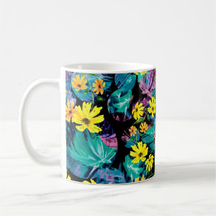Creative seamless watercolor pattern of plants, He Coffee Mug