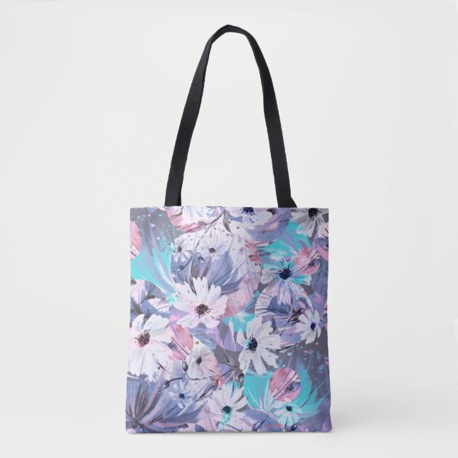 Creative seamless watercolor pattern of plants, He Tote Bag (Front)
