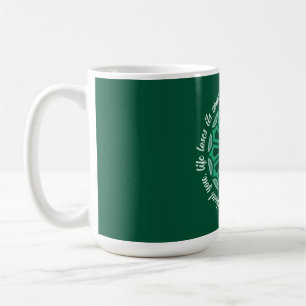 Creative simple colour flower gift mum dad sister coffee mug