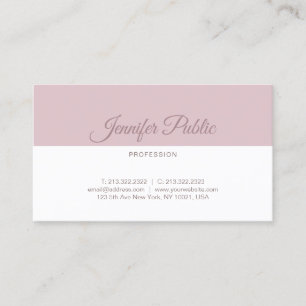 Creative Simple Design Professional Plain Modern Business Card