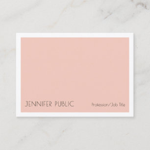 Creative Simple Design Trendy Modern Template Business Card