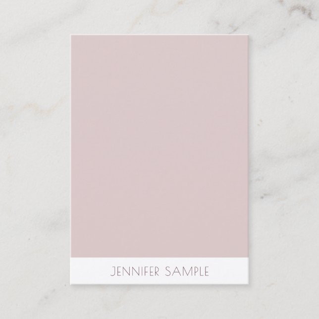 Creative Simple Modern Minimalist Luxury Template Business Card (Front)