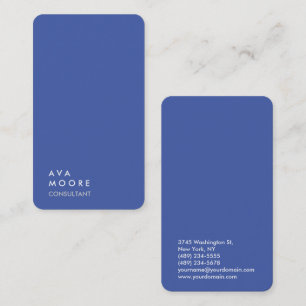 Creative Simple Plain Medium Gray Trendy Business Card