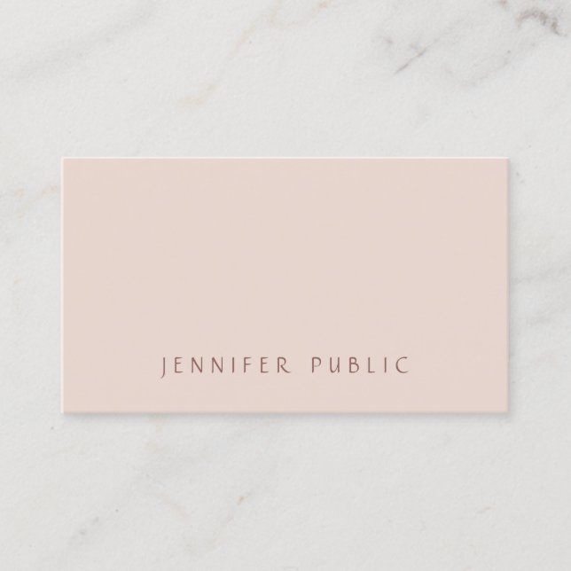 Creative Simple Professional Modern Elegant Colour Business Card (Front)