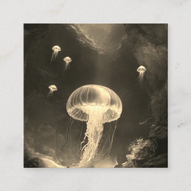 Creative Solutions Architect Square Business Card (Front)