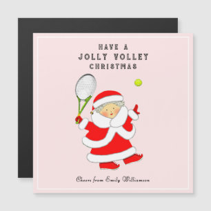 Creative Tennis Christmas Holiday Cards