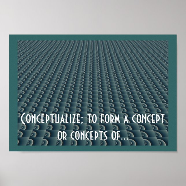 Creative Thinking Design Conceptualise Poster (Front)