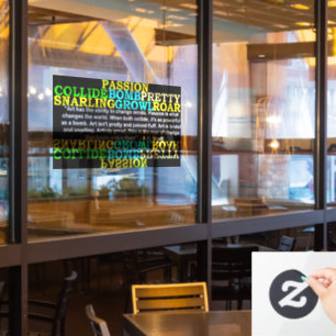 Creative Transformation Window Cling