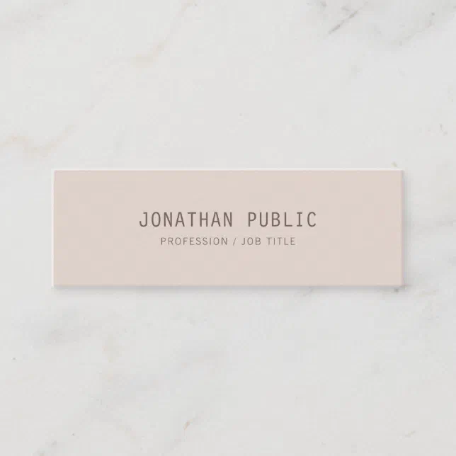 Creative Trendy Minimalist Design Template Modern Mini Business Card ...