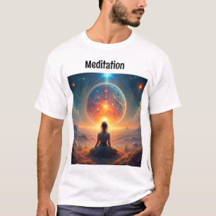 Creative t'shirt for meditation lovers T-Shirt