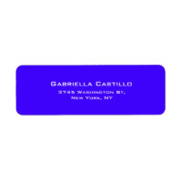 Creative Ultramarine Blue Plain Elegant Simple