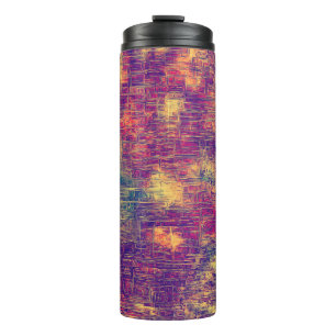 Creative vintage surface texture, close up grunge  thermal tumbler