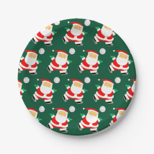 Creative Volleyball Christmas Holiday Party Paper Plate