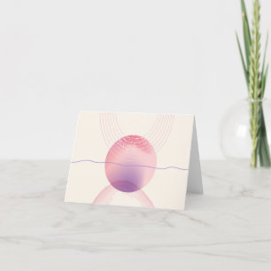 Creative wall art Thank You Card