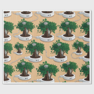 Creative wallpaper wrapping paper