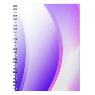Creative Waves. Futuristic Technology Style Backgr Notebook