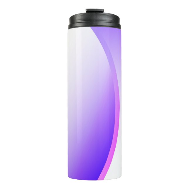 Creative Waves. Futuristic Technology Style Backgr Thermal Tumbler (Front)