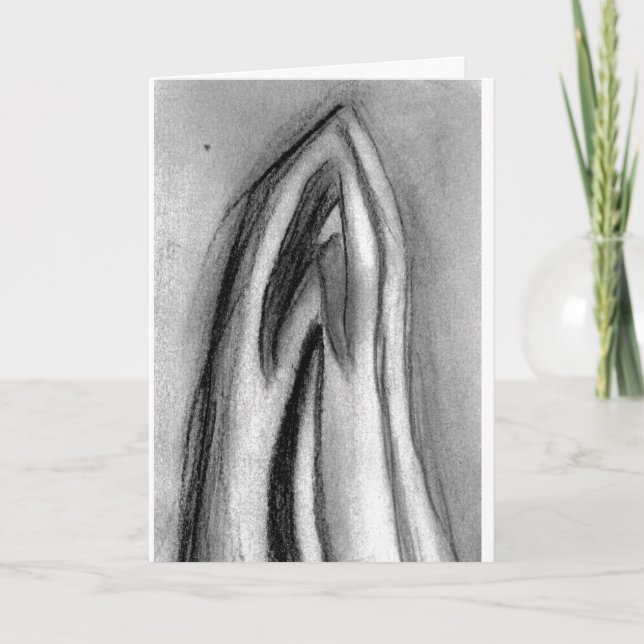 Creative way to offer your prayer support. card (Front)