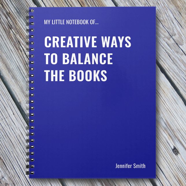 Creative Ways to Balance the Books Office Notebook (Creator Uploaded)