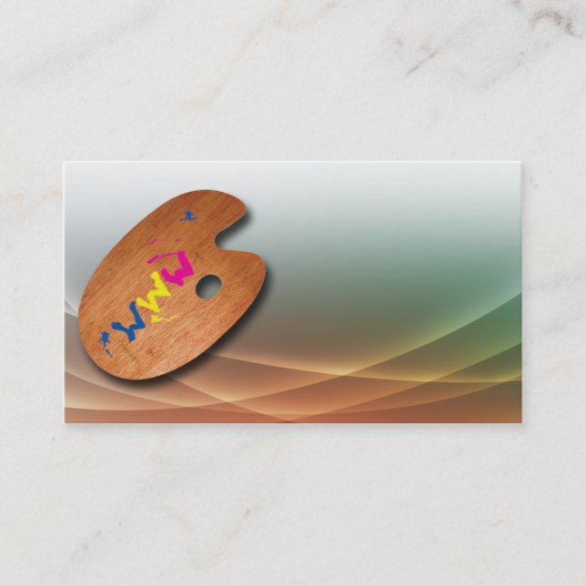 Creative Web Business Card (Front)