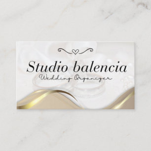Creative Wedding & Event Designer Business Card